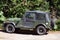 Jeep with soft top. Costa Rica, Alajuela Province, Poas Volcano.Â December 29, 2013